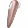 Вакуум-волновой стимулятор клитора SATISFYER NUMBER ONE ABS пластик розовый, 14,5 см 9015061